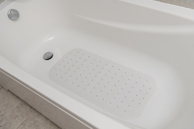 Килимки в ванну Антиковзаючий килимок у ванну XL, білий, KINDERENOK