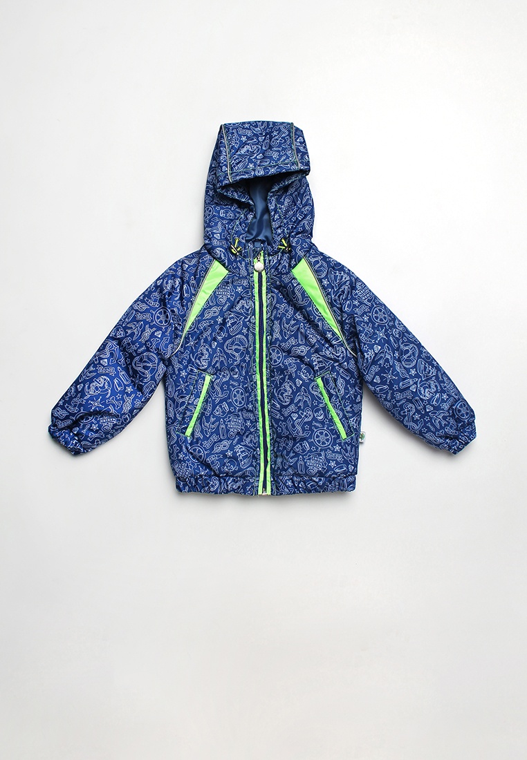 Куртки и пальто Куртка детская для мальчика Море, синяя, Модный карапуз