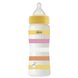 Пляшечки Пляшечка пластик Chicco Well-Being Colors, 330мл, соска силікон, жовта кришка 4м+, Chicco Фото №1