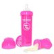 Бутылочки Антиколиковая бутылочка розовая 4+ мес., 330 мл, (78013), Twistshake Фото №2