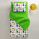 Постелька Детская простыня на резинке, зеленая бязь в горошек, ТМ Cosas Фото №3