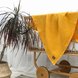 Одеяла и пледы Плед муслиновый жатка без бахромы, горчица, Маленькая Соня Фото №1