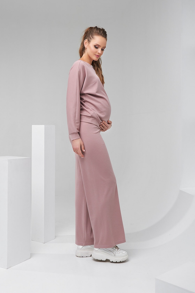 Світшоти, худі Кофта для вагітних 2159 1530, пудрово-рожевий, Dianora