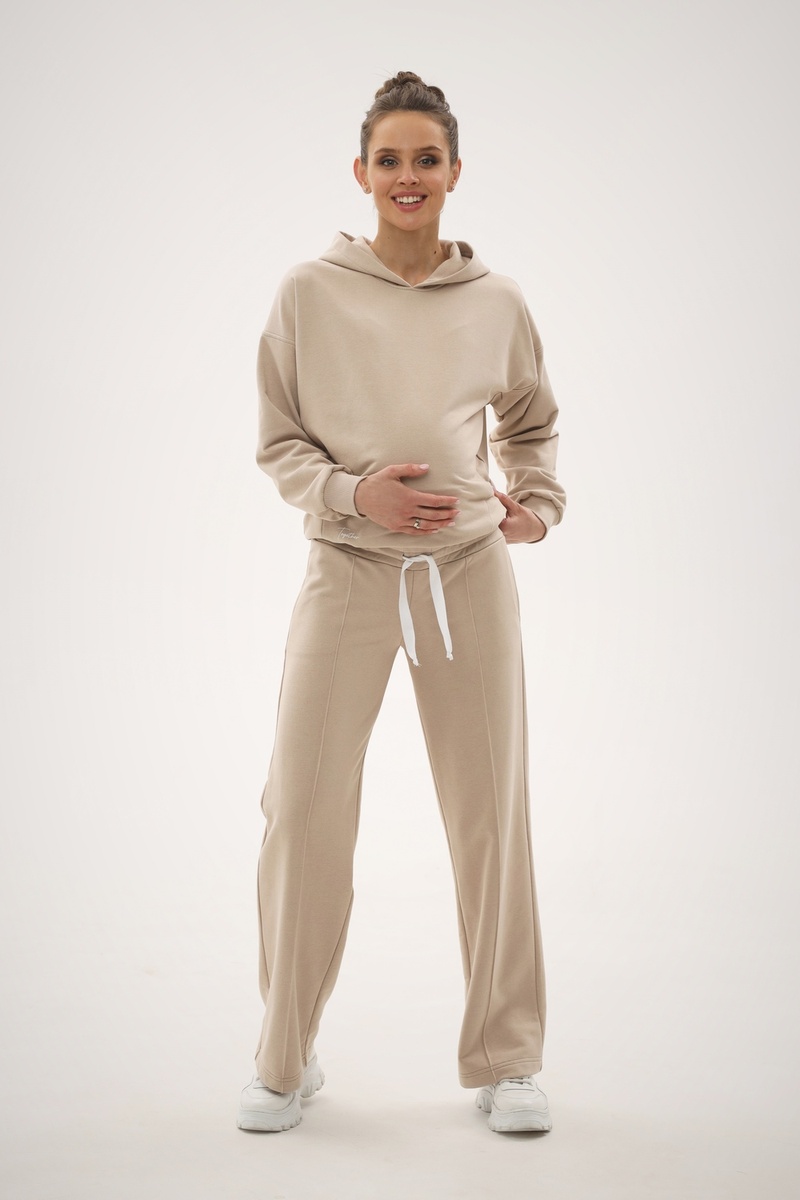 Спортивні костюми Костюм спортивний для вагітних та годуючих мам 2203(4) 1591, світло-пісочний, ТМ Dianora