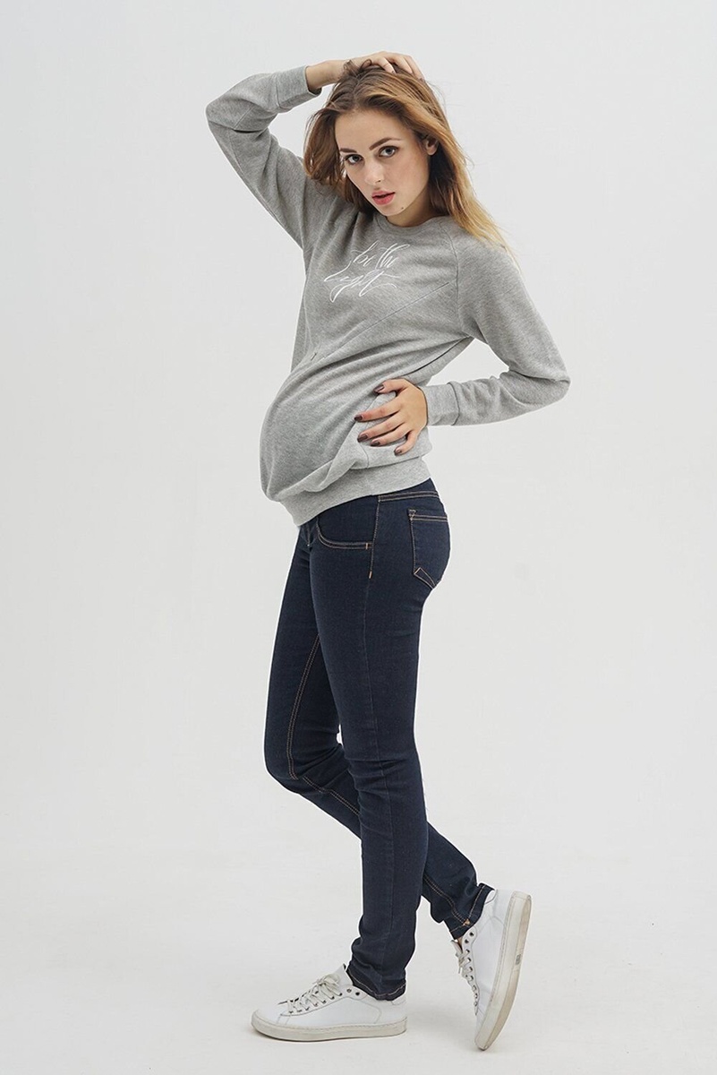 Джинсы Брюки джинсовые для беременных 960723-3 синий варка СОФТ, To be