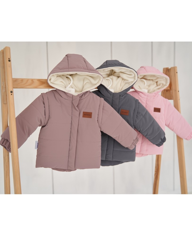 Куртки и пальто Куртка-трансформер Super Jacket, цвета капучино, Kid`s fantasy