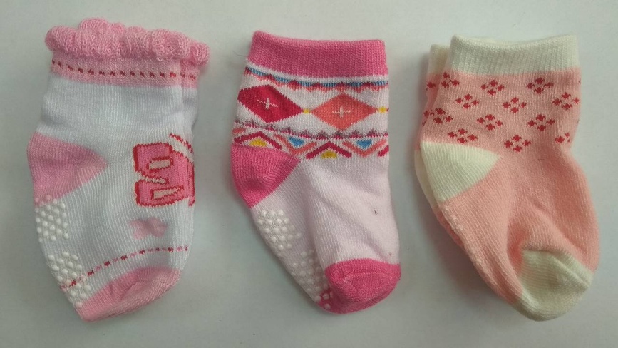 Носочки Носки для девочки малыш с тормозками, хлопок, цвет в ассортименте, Малыш
