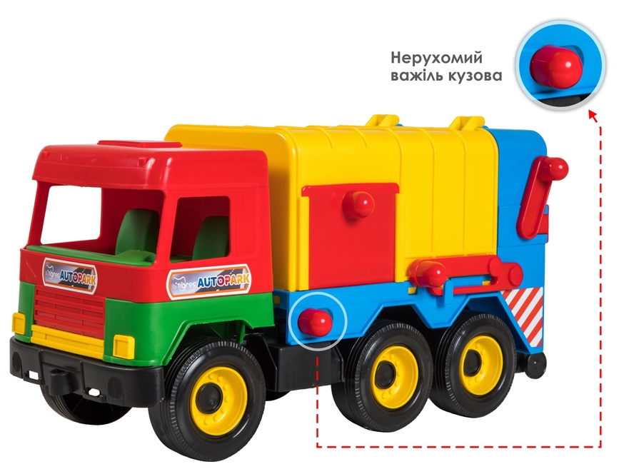 Машинки-іграшки Іграшковий сміттєвоз Middle Truck, Tigres