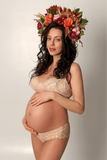 Трусики для вагітних Трусики-шортики для вагітних Montrouge Beige, бежевий, Amo’d’amo