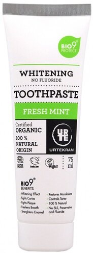 Органічна косметика для мами Органічна зубна паста Sensitive Fresh Mint Свіжа м'ята 75 мл, Urtekram