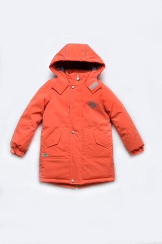 Куртки и пальто Куртка зимняя детская оранжевая, Модный карапуз