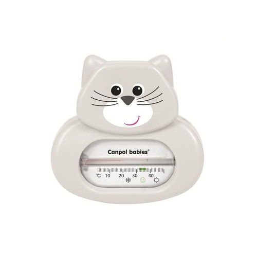 Термометри Термометр для купання котик, сірий, Canpol babies