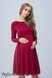 Платья на каждый день Платье для беременных и кормящих OLIVIA, бордо, Юла мама Фото №2