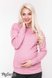 Свитшоты, худи Теплый свитер для беременных GAIA, розовый меланж, Юла мама Фото №2