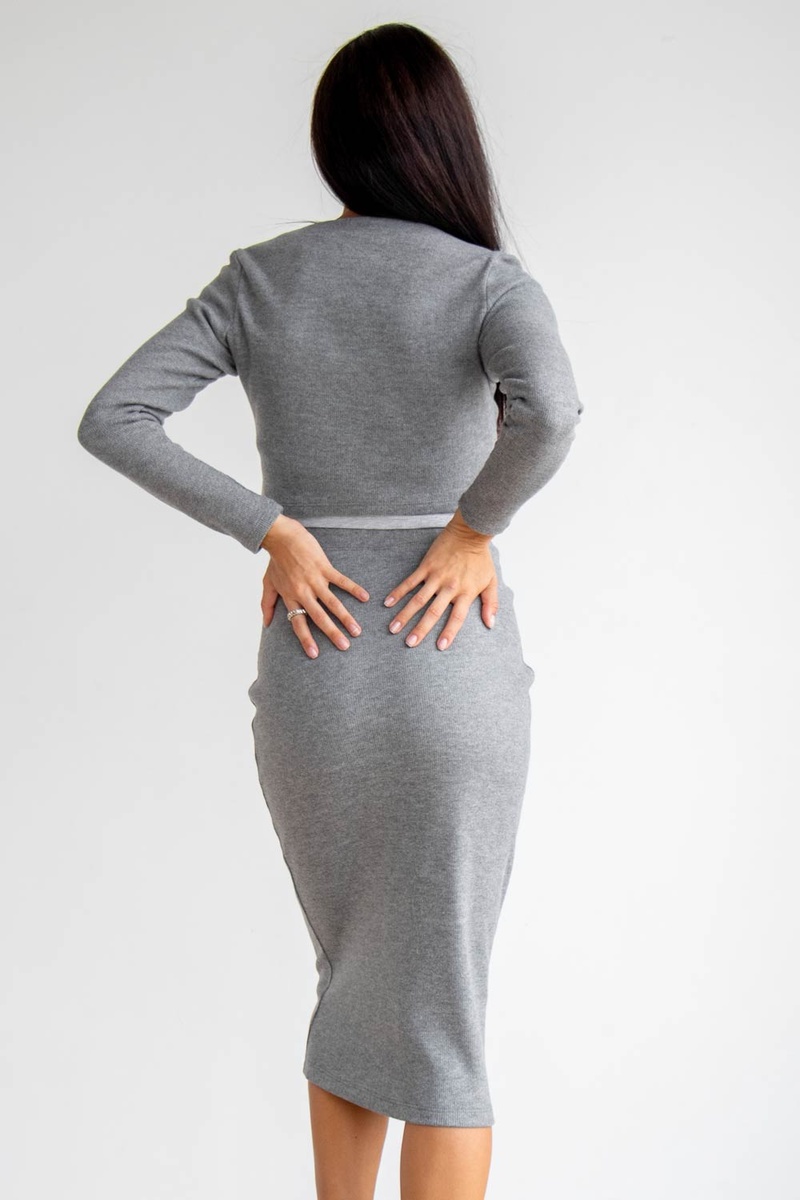 Юбки Трикотажный костюм для беременных и кормящих 4477153-4, серый, To be