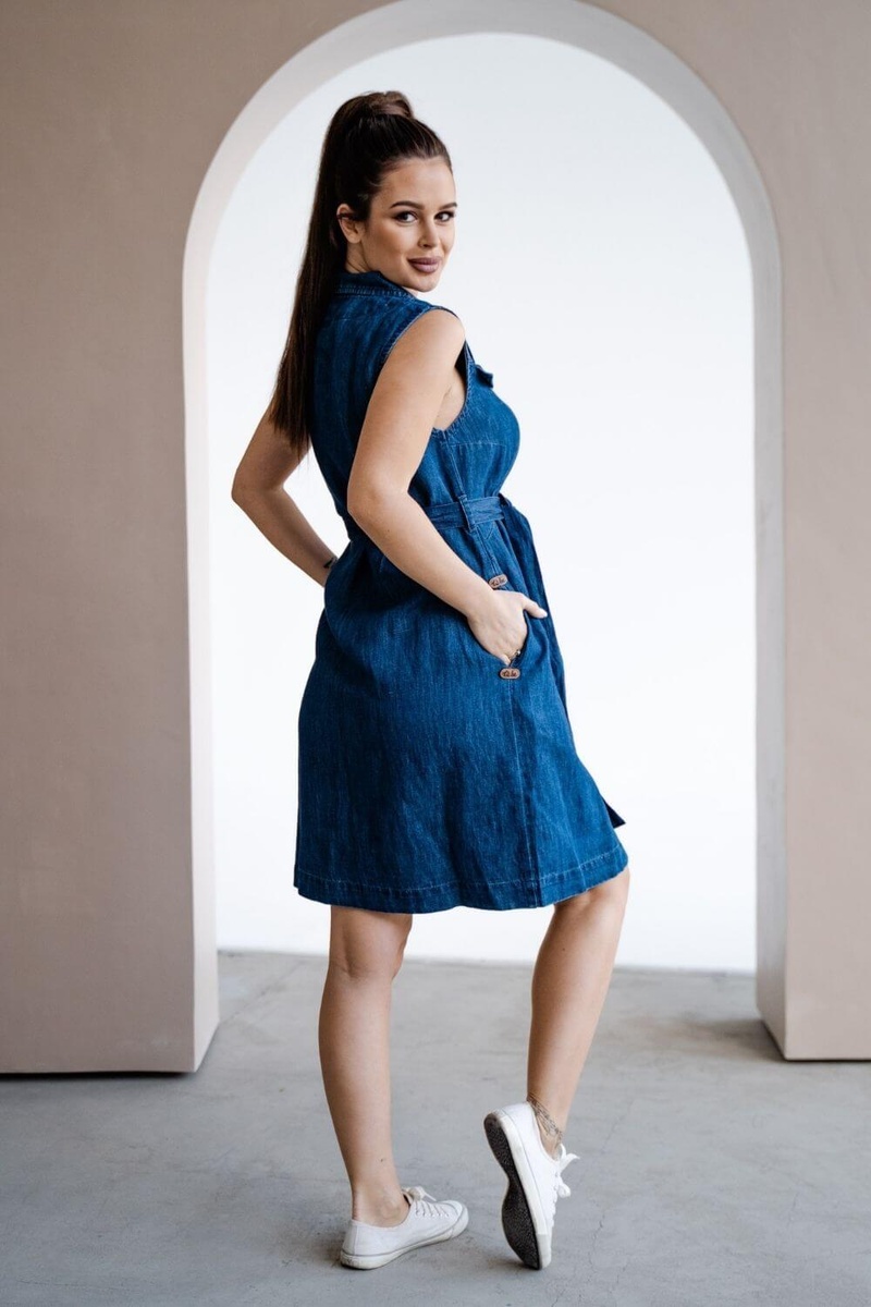 Сарафаны для беременных и кормящих Платье джинсовое для беременных, будущих мам 4238477 деним, To be