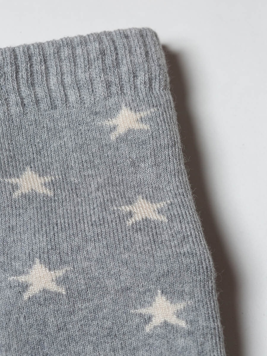 Носочки Носочки детские махровые Звездочки, набор 2 шт, серый, голубой, Мамин Дом