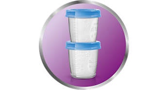 Молоковідсмоктувачі і аксесуари Контейнери для зберігання грудного молока SCF618/10, Avent
