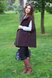 Пальто для беременных Кейп Шоколад с мятой, Nowa Ty Фото №3