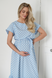 Платья на каждый день Платье для беременных, будущих мам, голубой, To be Фото №3