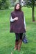 Пальто для беременных Кейп Шоколад с мятой, Nowa Ty Фото №2