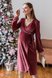 Нарядные платья Праздничное платье для беременных и кормящих мам JEN, бордовое, Юла мама Фото №1