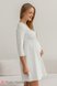 Ночнушки для годування Нічна сорочка для вагітних і годуючих Alisa кольорові точки на молочному тлі, Юла Мама Фото №3