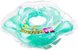 Круги, рондо Круг для купания Floral Aqua с флора-орнаментом, липучка + карабин, KINDERENOK Фото №2