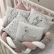 Постелька Комплект постельного белья в кроватку Art Design Оленёнок + бортик коса, 6 элементов, Маленькая Соня Фото №9