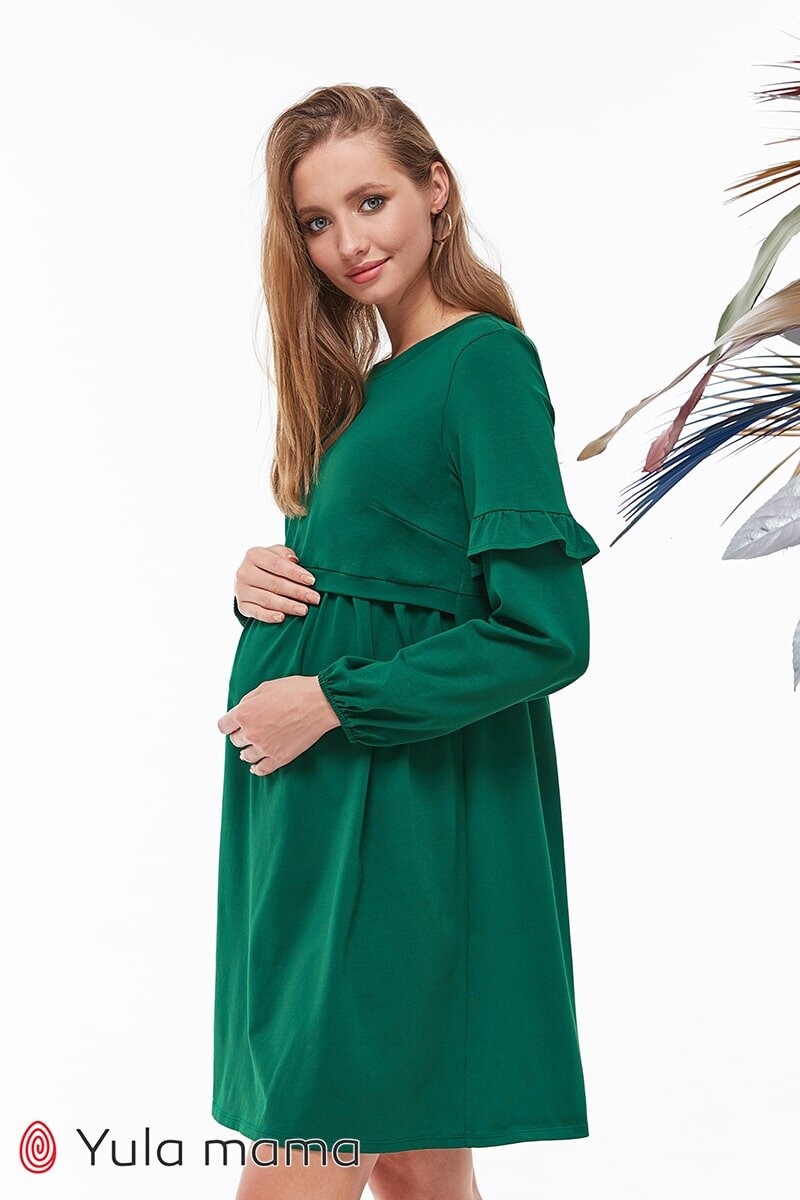 Платье с оборками для беременных и кормящих MIRION, Юла мама