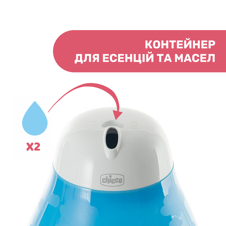 Радионяни, видеоняни, измерительные приборы для дома Увлажнитель воздуха Chicco Humi Ambient