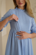 Плаття на кожен день Муслінова сукня для майбутніх та годуючих матусь, блакитний, To be Фото №2