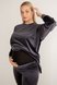 Лосіни, Легінси Плюшевий костюм для вагітних та годуючих мам 4473154-4, графіт, To be Фото №3