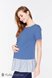 Блузи, сорочки Базовая туника для беременных и кормящих RIVA, джинсово-синий, ТМ Юла мама Фото №3