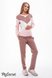 Спортивные костюмы Костюм для беременных и кормящих OLBENI, нюд/теплый розовый/молоко, Юла мама Фото №2