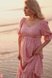 Платья на каждый день Платье для беременных и кормящих мам MARY розовый, Юла мама Фото №6
