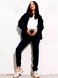 Спортивные костюмы Костюм утепленный Allison для беременных и кормящих, черный, Dizhimama Фото №1