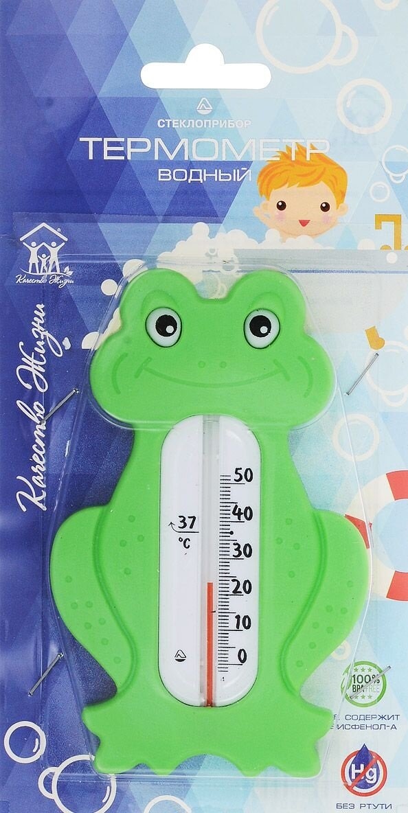 Термометры Термометр для воды Лягушонок, Стеклоприбор