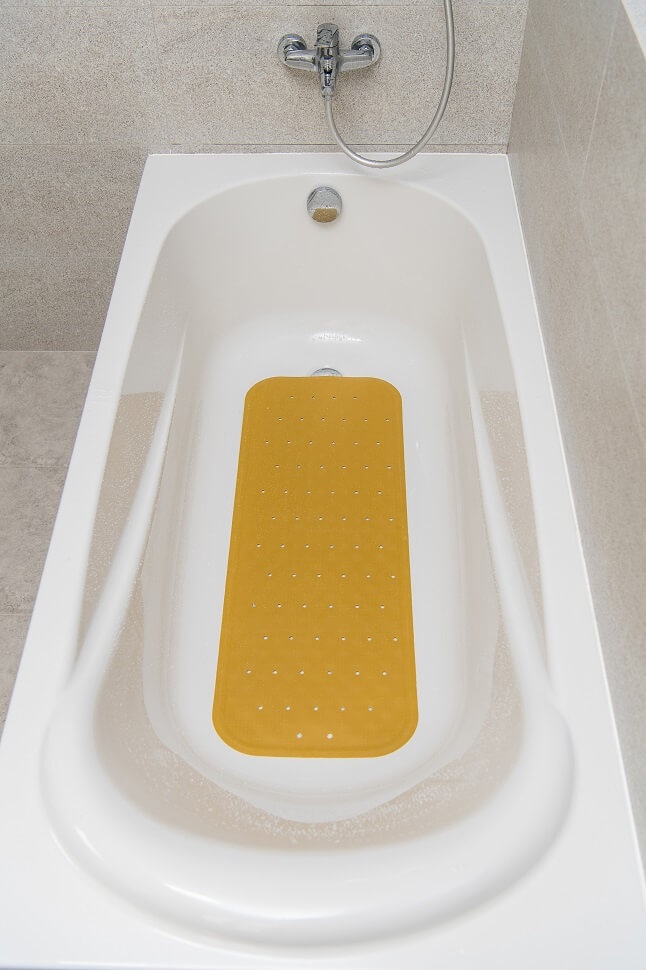 Коврики в ванную Антискользящий коврик в ванную XXL, золотой, KINDERENOK