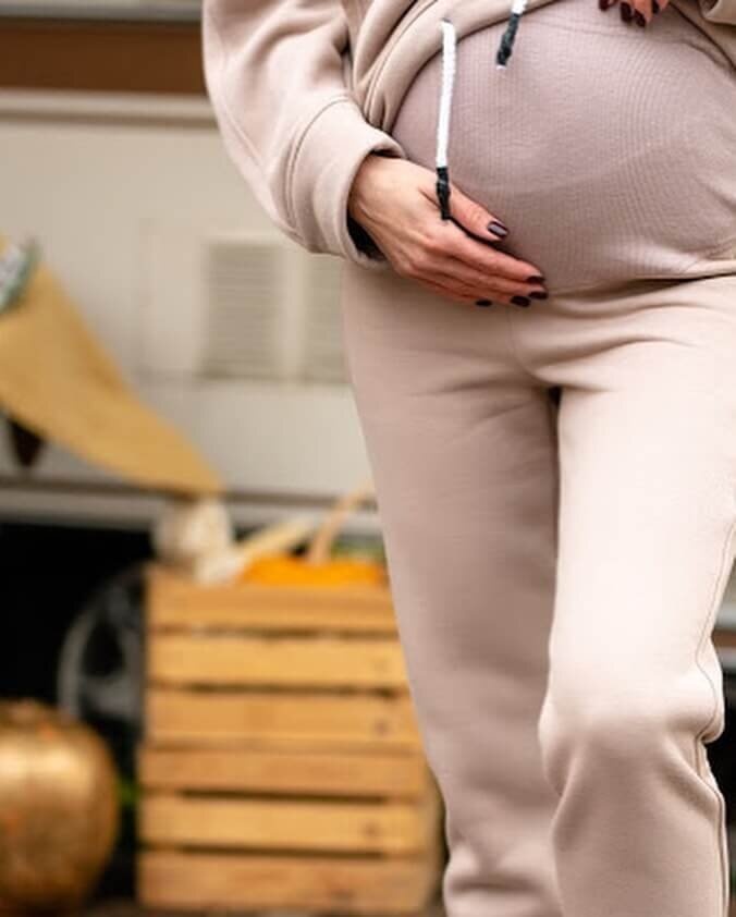 Спортивные костюмы Костюм спортивный теплый для беременных Бежевый, DISMA
