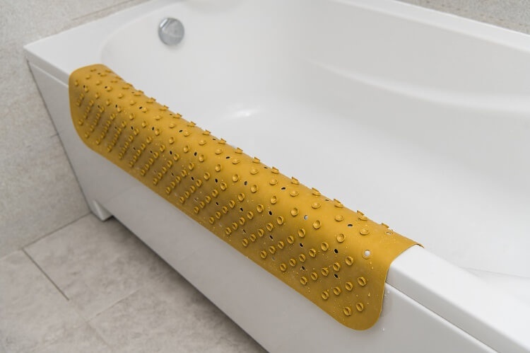 Килимки в ванну Антиковзаючий килимок у ванну XXL, золотий, KINDERENOK