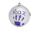 Бебі Арт - пам'ятні подарунки Різдвяна куля 11 см Сріблястий, Baby art Фото №1