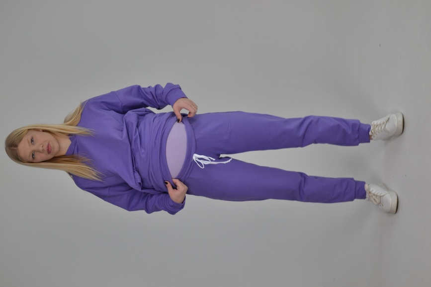 Спортивные костюмы Спортивный костюм Amelia для беременных и кормящих, фиолетовый, Dizhimama