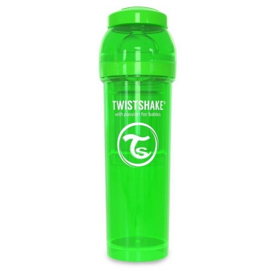 Пляшечки Антиколікова пляшечка зелена 4+ міс., 330 мл, (78016), Twistshake
