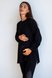 Лосины, Леггинсы Трикотажный костюм для беременных 4473151-4, черный, To be Фото №4