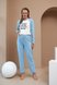 Пижамы, домашние костюмы Домашний костюм для беременных и кормящих мам 2177(80) 1558, голубой, ТМ Dianora Фото №5