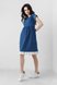 Платья на каждый день Джинсовое платье для беременности и кормления с кружевом, синее, ТМ Dianora Фото №3