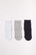 Носочки Носочки детские, набор 3 шт, белый, серый и черный, Мамин Дом Фото №2