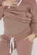 Спортивные костюмы Спортивный костюм для беременных и кормящих мам 4218115, коричневый, To be Фото №3