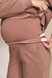 Спортивні костюми Спортивні штани-джогери для вагітних, BERIT, капучино, Юла Мама Фото №6